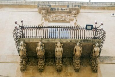 Baroque balcony of Noto