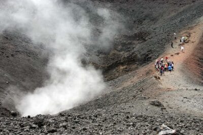 Excursion to Etna craters