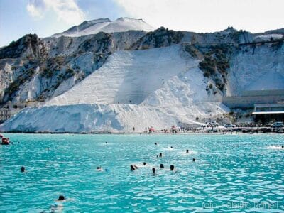 Lipari, pumice quarries