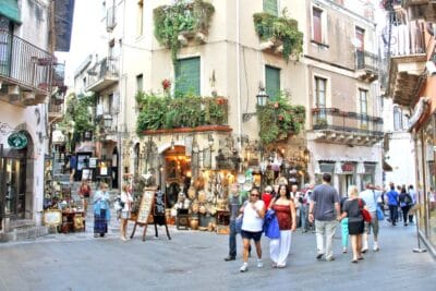 Shopping in Taormina