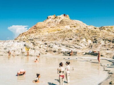 Sulphur mud baths, Vulcano